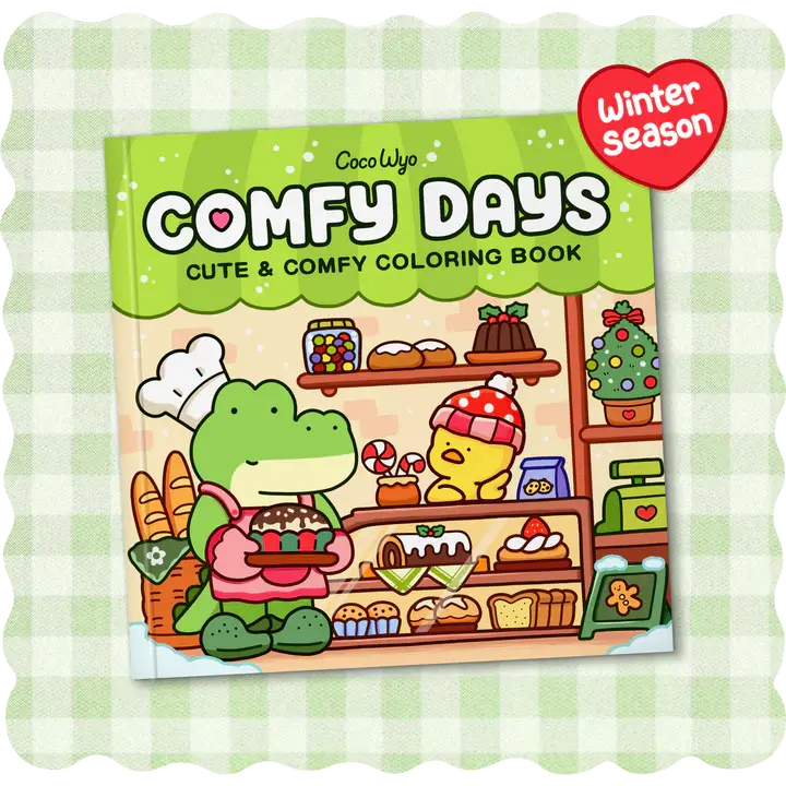 Comfy Days Coloring Book