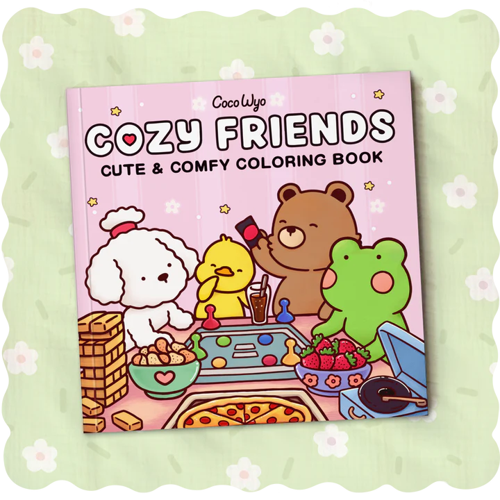 Cozy Friends Coloring Book