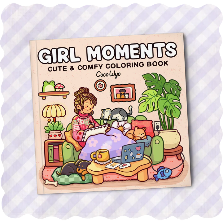 Girl Moments Coloring Book