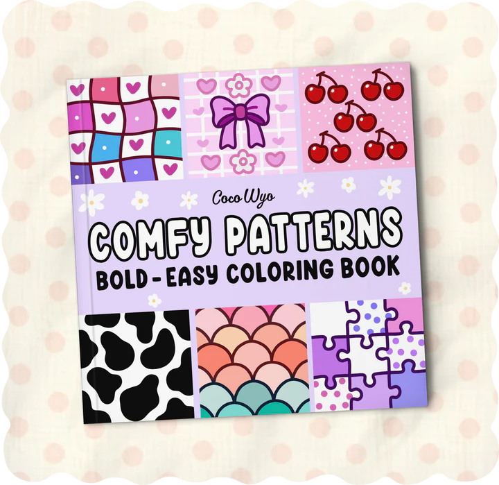 Comfy Patterns Coloring Book