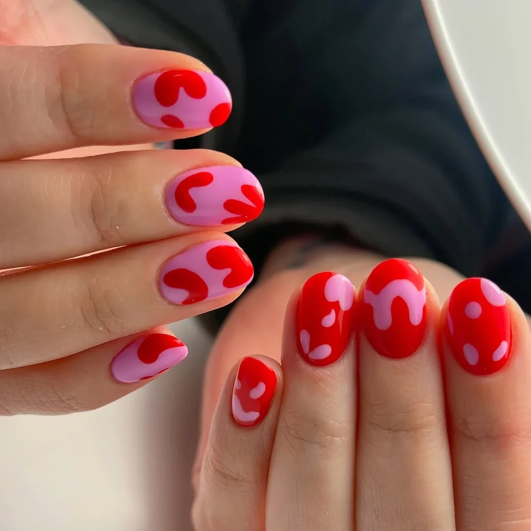 18 Cute and Classy Red and Pink Nail Designs for Every Mood 10 Negative Space Designs